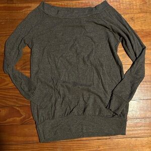 Off shoulder sweater top